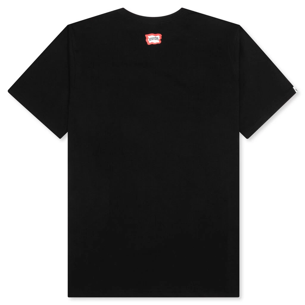 The Old Hangtag Sticker S/S Tee - Black 2 The Old Hangtag Sticker S/S Tee - Black - Image 2