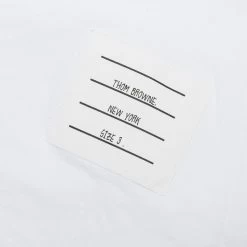 Classic Fit Button Down L/S Shirt - White -Fashion Clothing Store Thom Browne Classic Fit Button Down L S Shirt White MWL319A 06177 100 04 21 2021 01 4