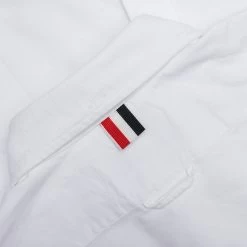 Classic Fit Button Down L/S Shirt - White -Fashion Clothing Store Thom Browne Classic Fit Button Down L S Shirt White MWL319A 06177 100 04 21 2021 01 5
