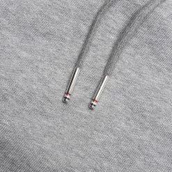 Classic Loopback RWB Side Stripe Sweatpants - Light Grey -Fashion Clothing Store Thom Browne Classic Loopback RWB Side Stripe Sweatpants Light Grey MJQ066A 03377 055 04 04 22 Feature 6