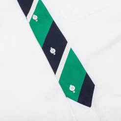 Straight Fit W/ Trompe L'oeil Silk Tie Shirt - White 7 Straight Fit W/ Trompe L'oeil Silk Tie Shirt - White -Fashion Clothing Store Thom Browne Straight Fit w Trompe L oeil Silk Tie Shirt White MWL377A 06177 100 04 30 23 Feature KN 8