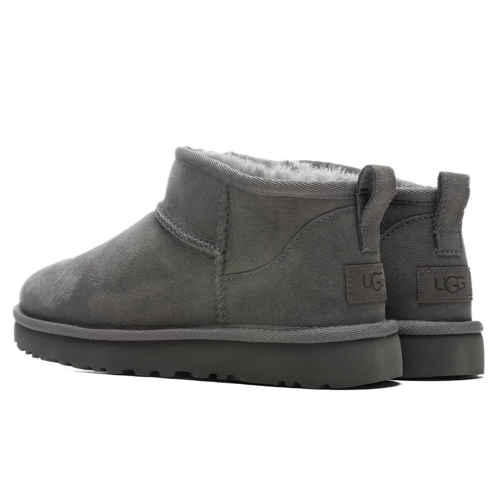 Ugg Women's Classic Ultra Mini Boot - Grey 3 Ugg Women's Classic Ultra Mini Boot - Grey - Image 3