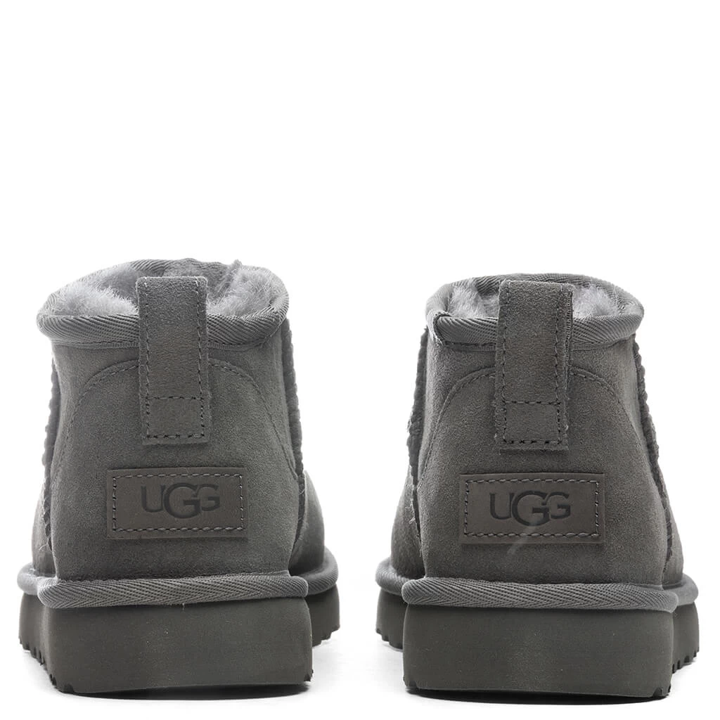Ugg Women's Classic Ultra Mini Boot - Grey 4 Ugg Women's Classic Ultra Mini Boot - Grey - Image 4