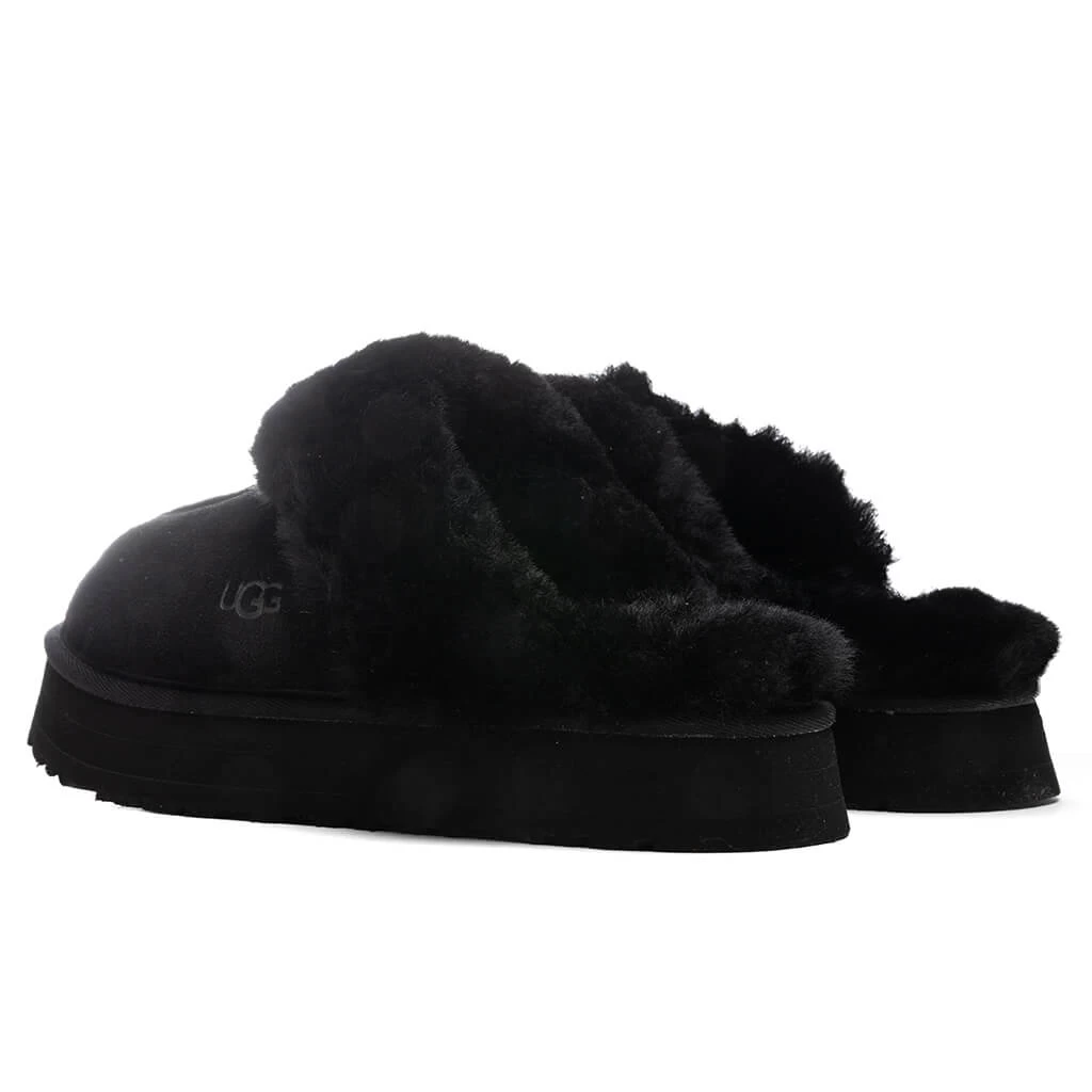 Ugg Women's Disquette Slipper - Black 3 Ugg Women's Disquette Slipper - Black - Image 3