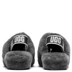 Ugg Women's Fluff Yeah Slide - Charcoal -Fashion Clothing Store UGG Women s Fluff Yeah Slide Charcoal 1095119 CHRC 03