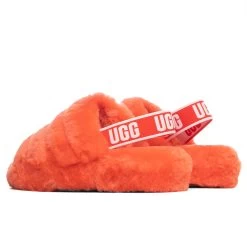 Ugg Women's Fluff Yeah Slide - Red Currant -Fashion Clothing Store UGG Women s Fluff Yeah Slide Red Currant 1095119 RCRR 02 27 2021 01 4