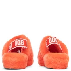 Ugg Women's Fluff Yeah Slide - Red Currant -Fashion Clothing Store UGG Women s Fluff Yeah Slide Red Currant 1095119 RCRR 02 27 2021 01 6
