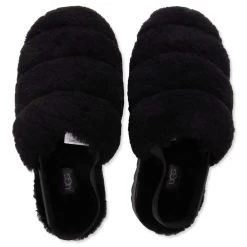 Ugg Women's Super Fluff Slipper - Black -Fashion Clothing Store UGG Women s Super Fluff Slipper Black 1121751 BLK 11 06 2021 01 5