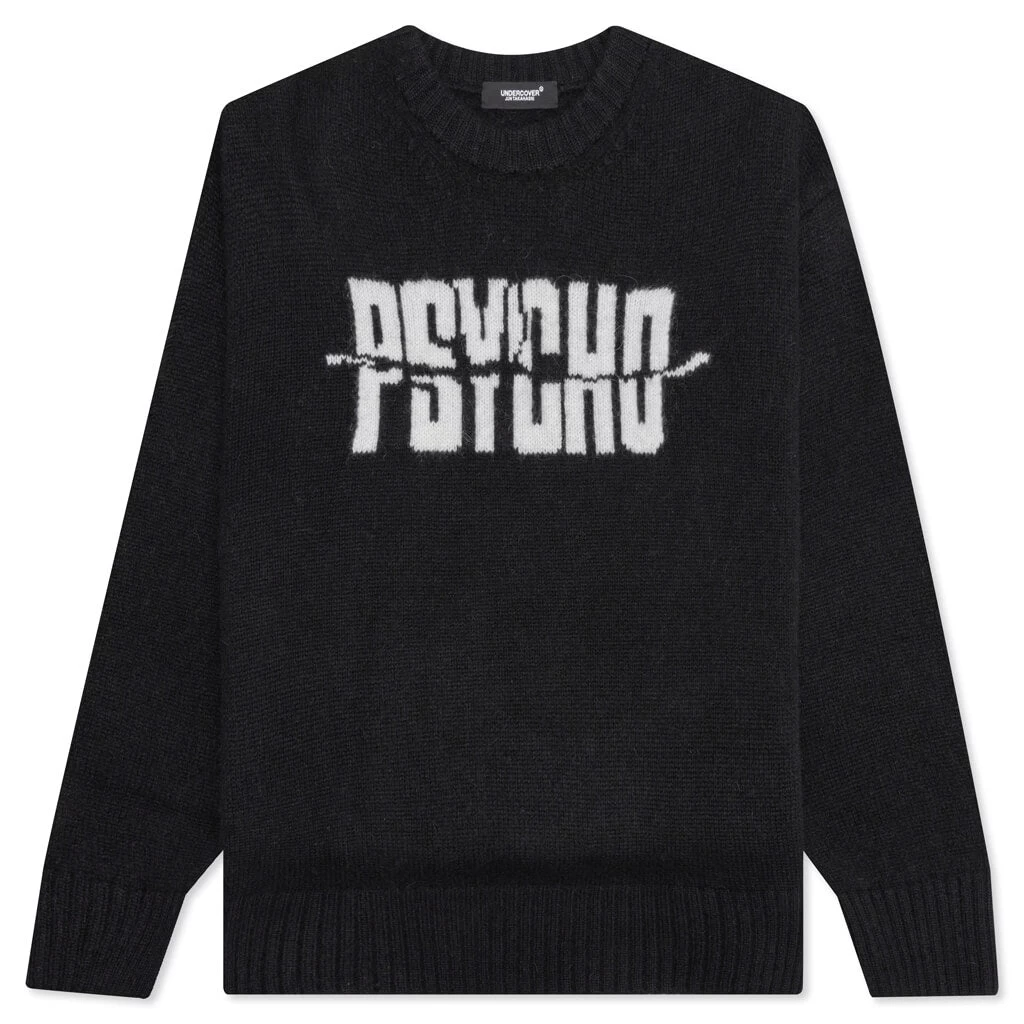 Undercover Psycho Sweater - Black 1 Undercover Psycho Sweater - Black