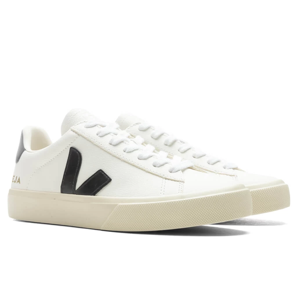 Veja Women's Campo Chromefree - Extra White/Black 2 Veja Women's Campo Chromefree - Extra White/Black - Image 2