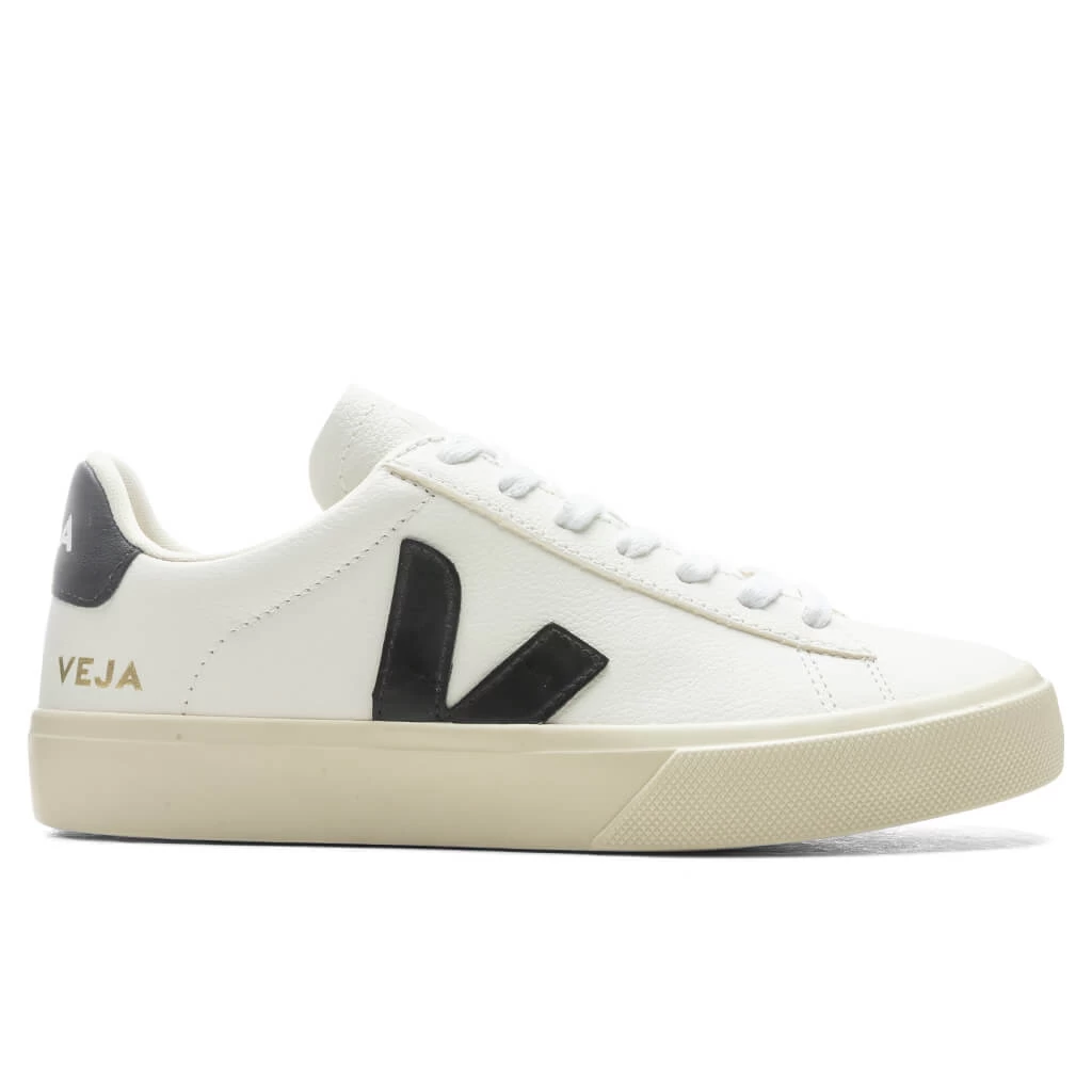 Veja Women's Campo Chromefree - Extra White/Black 1 Veja Women's Campo Chromefree - Extra White/Black