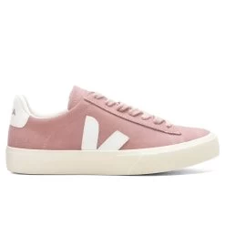 Veja Women's Campo Nubuck - Babe/White