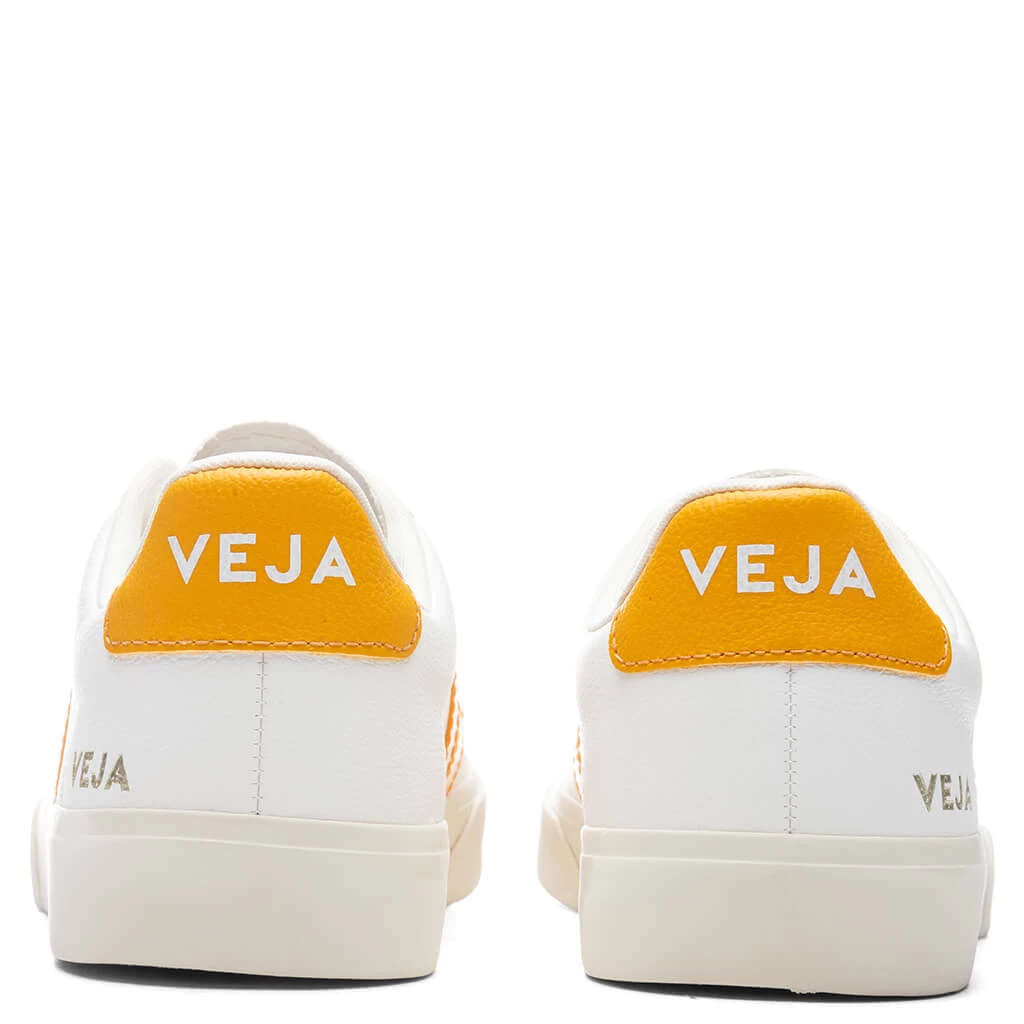 Veja Women's Campo Chromefree Leather - Extra White/Ouro 4 Veja Women's Campo Chromefree Leather - Extra White/Ouro - Image 4