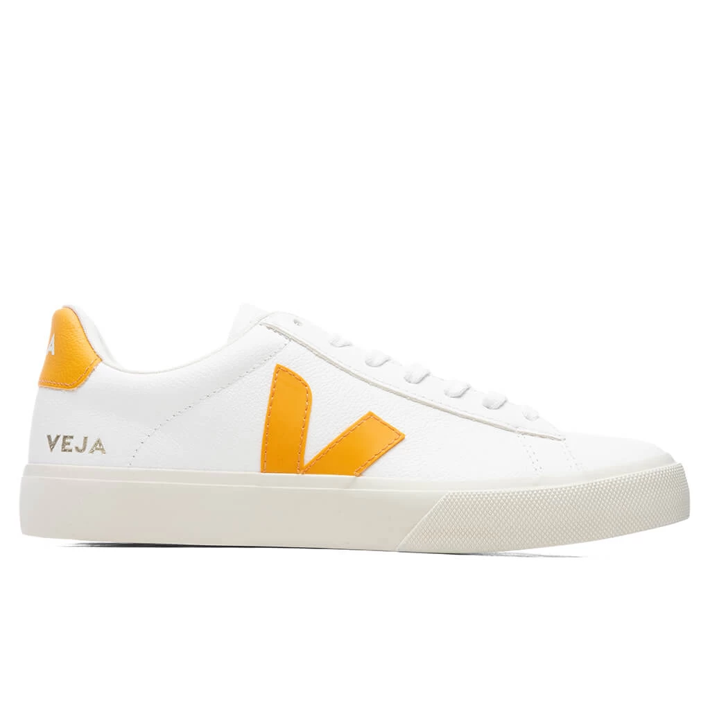 Veja Women's Campo Chromefree Leather - Extra White/Ouro 1 Veja Women's Campo Chromefree Leather - Extra White/Ouro