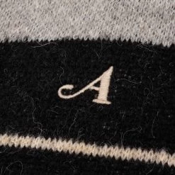 Windowpane Mohair Cardigan - Charcoal Multi -Fashion Clothing Store Windowpane Mohair Cardigan Charcoal Multi AWK FW23 KN003 CHA 10 01 23 Feature KN 6