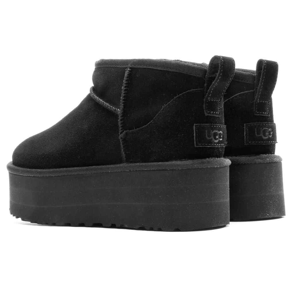 Ugg Women's Classic Ultra Mini Platform - Black 3 Ugg Women's Classic Ultra Mini Platform - Black - Image 3