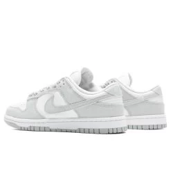Nike Women's Dunk Low - White/Light Silver 7 Nike Women's Dunk Low - White/Light Silver -Fashion Clothing Store Women s Dunk Low White Light Silver FN7658 100 08 09 23 Feature KN 5