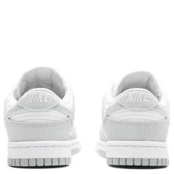 Nike Women's Dunk Low - White/Light Silver 8 Nike Women's Dunk Low - White/Light Silver -Fashion Clothing Store Women s Dunk Low White Light Silver FN7658 100 08 09 23 Feature KN 6