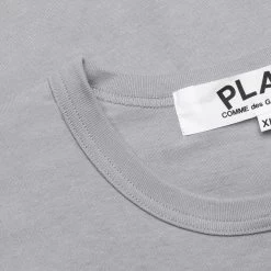 Small Heart Color Series T-Shirt - Grey -Fashion Clothing Store comme des garcons play small heart color series t shirt grey 3