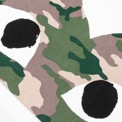 Women's Camouflage Edge Heart T-Shirt - White -Fashion Clothing Store comme des garcons play womens camouflage edge heart t shirt white 5
