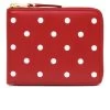 Comme Des Garcons Polka Dots Wallet - Red