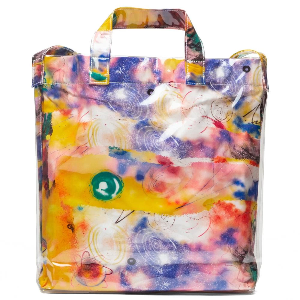 Comme Des Garcons SHIRT X Futura Tote Bag - Yellow 3 Comme Des Garcons SHIRT X Futura Tote Bag - Yellow - Image 3