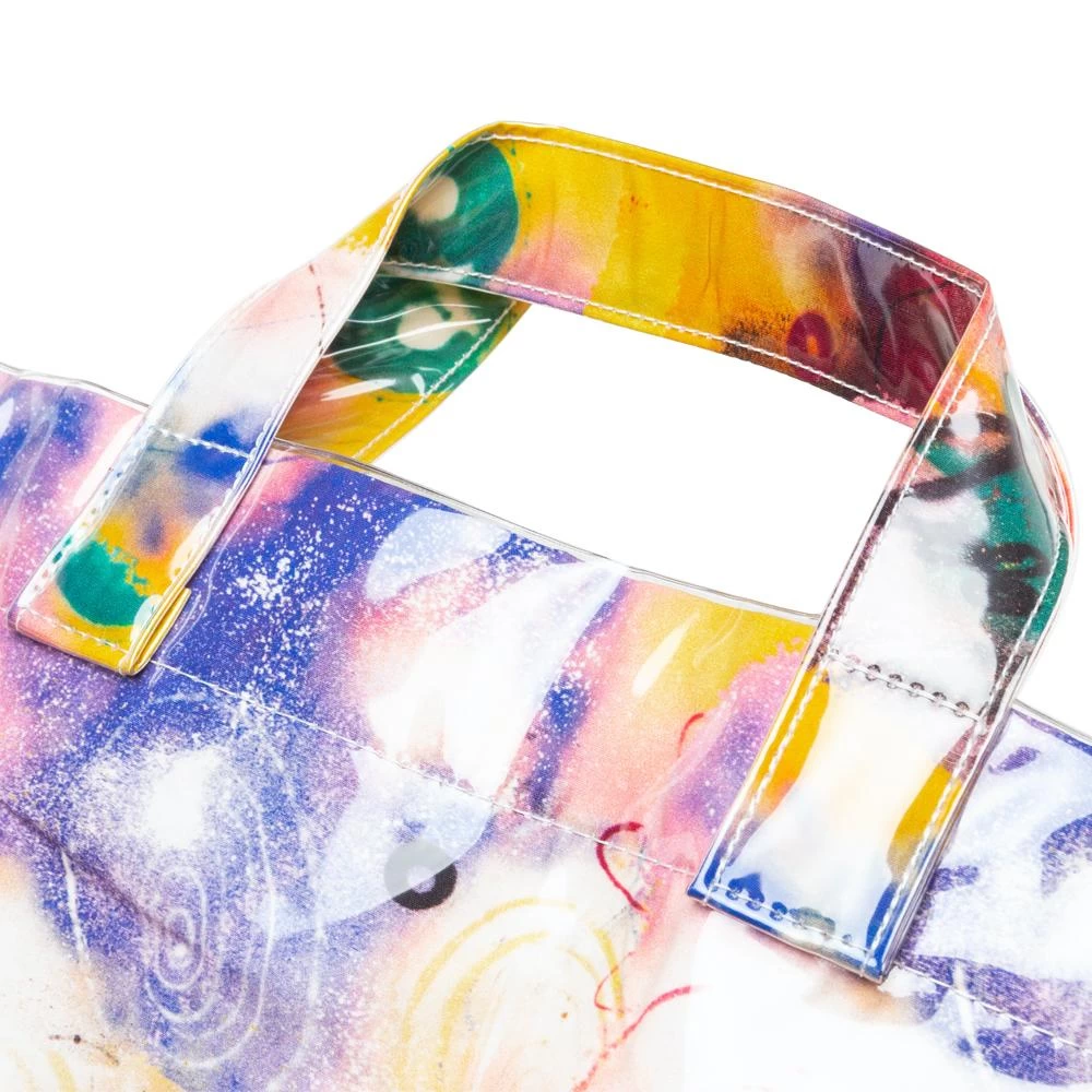 Comme Des Garcons SHIRT X Futura Tote Bag - Yellow 4 Comme Des Garcons SHIRT X Futura Tote Bag - Yellow - Image 4