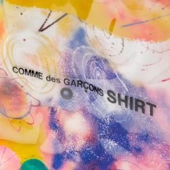 Comme Des Garcons SHIRT X Futura Tote Bag - Yellow 10 Comme Des Garcons SHIRT X Futura Tote Bag - Yellow -Fashion Clothing Store comme des garcons shirt x futura tote bag yellow w28611 3 os 5