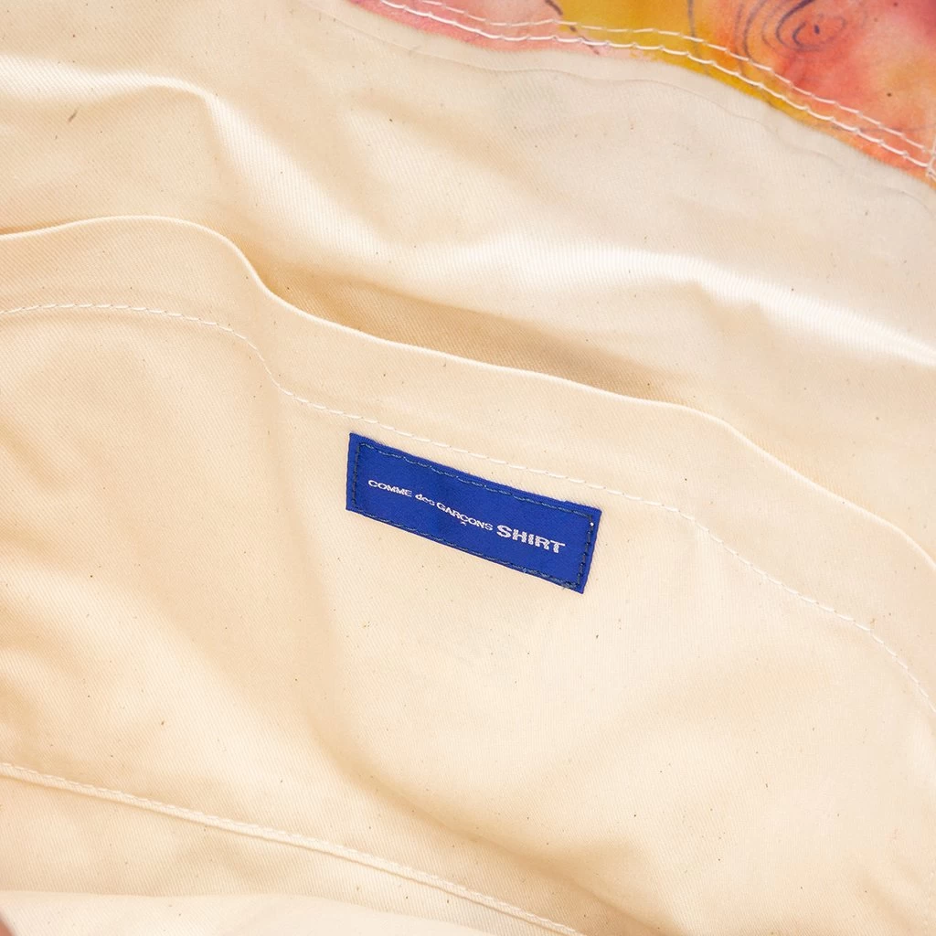 Comme Des Garcons SHIRT X Futura Tote Bag - Yellow 6 Comme Des Garcons SHIRT X Futura Tote Bag - Yellow - Image 6