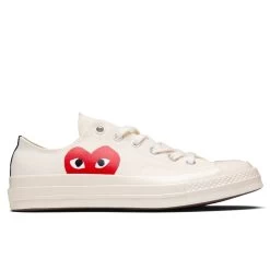Converse X Comme Des Garcons PLAY All Star Chuck '70 Ox - White