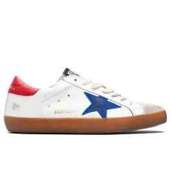 Golden Goose Super-Star Sneakers - White/Ice/Bluette/Red