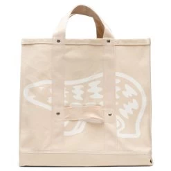 Tote Bag Medium - White -Fashion Clothing Store human made tote bag medium white hm19gd016 wht os 3