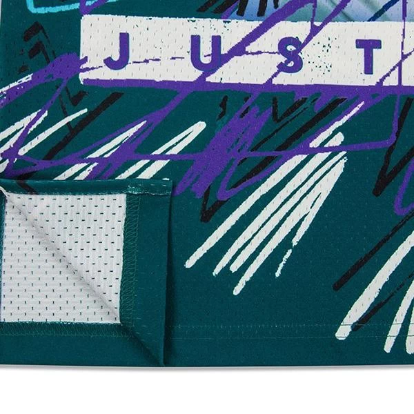 Just Don 'Seattle Mariners' Sublimated Jersey - Pattern Teal 5 Just Don 'Seattle Mariners' Sublimated Jersey - Pattern Teal - Image 5