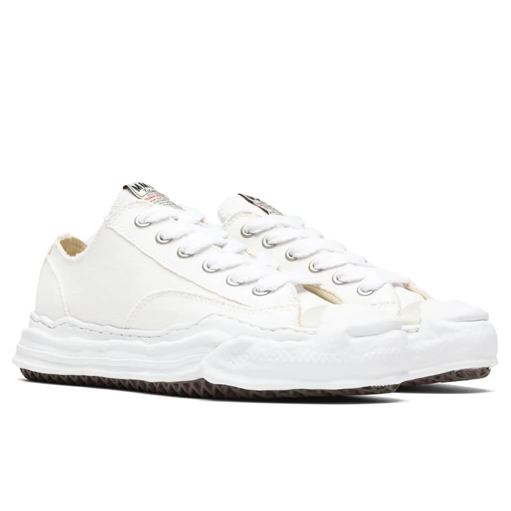 Hank Low OG Sole Toe Cap Canvas Sneaker - White 2 Hank Low OG Sole Toe Cap Canvas Sneaker - White - Image 2