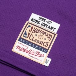 Mitchell & Ness NBA Authentic Jersey Los Angeles Lakers Road 1996-97 Kobe Bryant - Purple 9 Mitchell & Ness NBA Authentic Jersey Los Angeles Lakers Road 1996-97 Kobe Bryant - Purple -Fashion Clothing Store mitchell ness nba authentic jersey los angeles lakers road 1996 97 kobe bryant purple 4