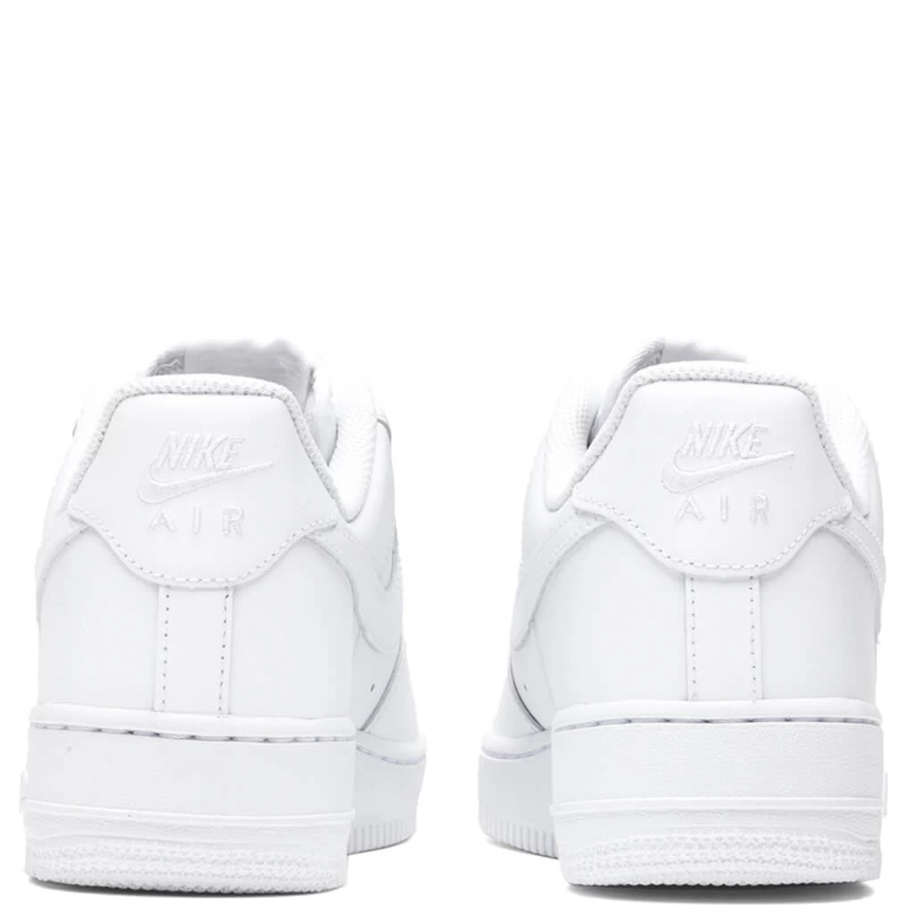 Nike Women's Air Force 1 '07 - White/White 4 Nike Women's Air Force 1 '07 - White/White - Image 4
