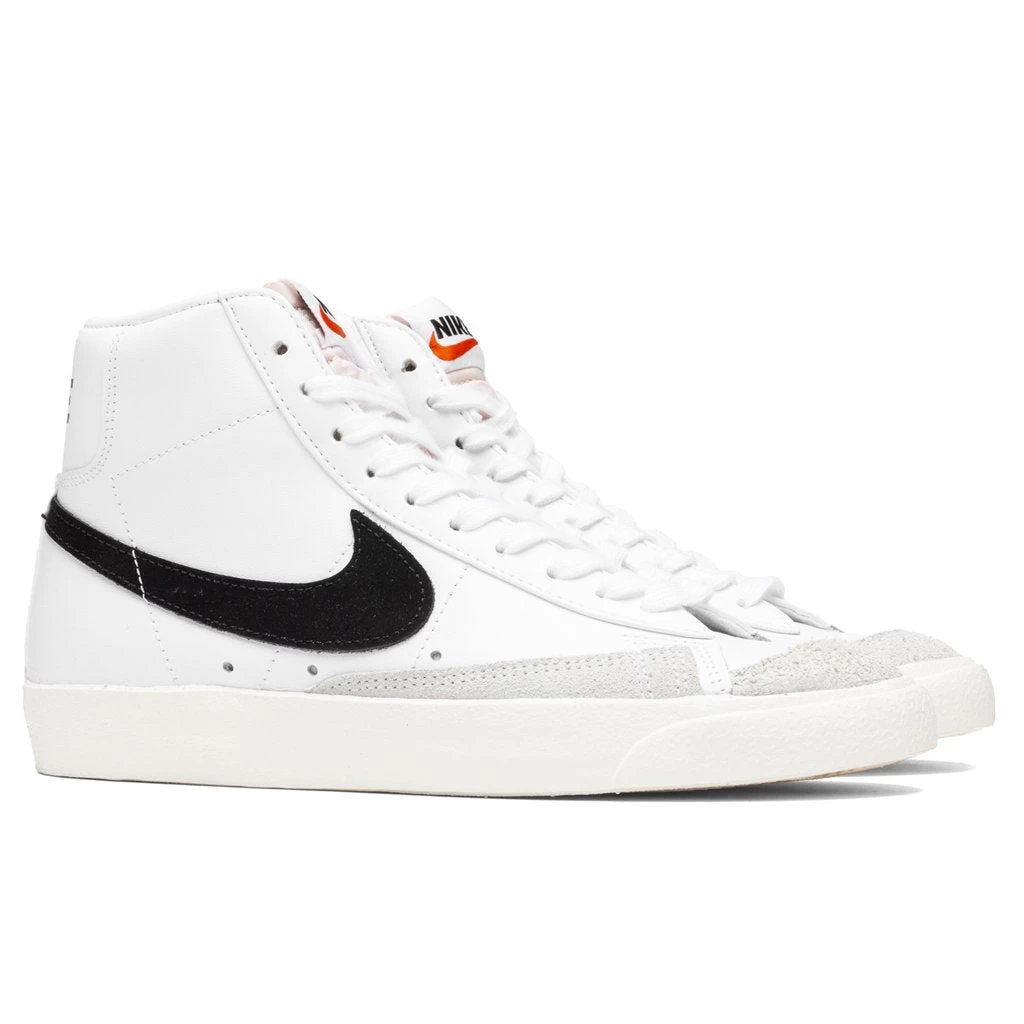 Nike Women's Blazer Mid '77 - White/Black/Sail 2 Nike Women's Blazer Mid '77 - White/Black/Sail - Image 2