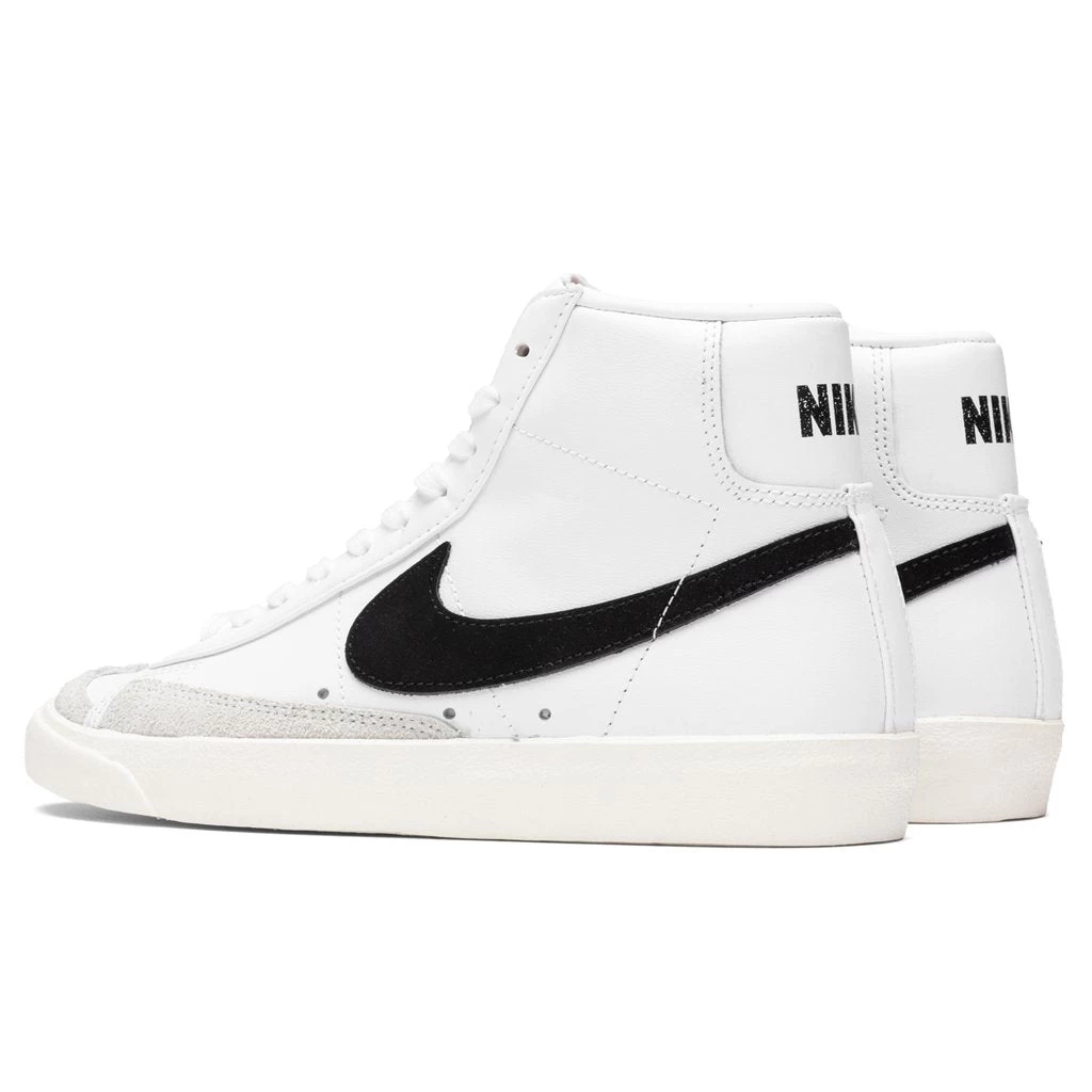 Nike Women's Blazer Mid '77 - White/Black/Sail 3 Nike Women's Blazer Mid '77 - White/Black/Sail - Image 3