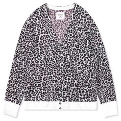 Chatterbox Cardigan - Pink Leopard
