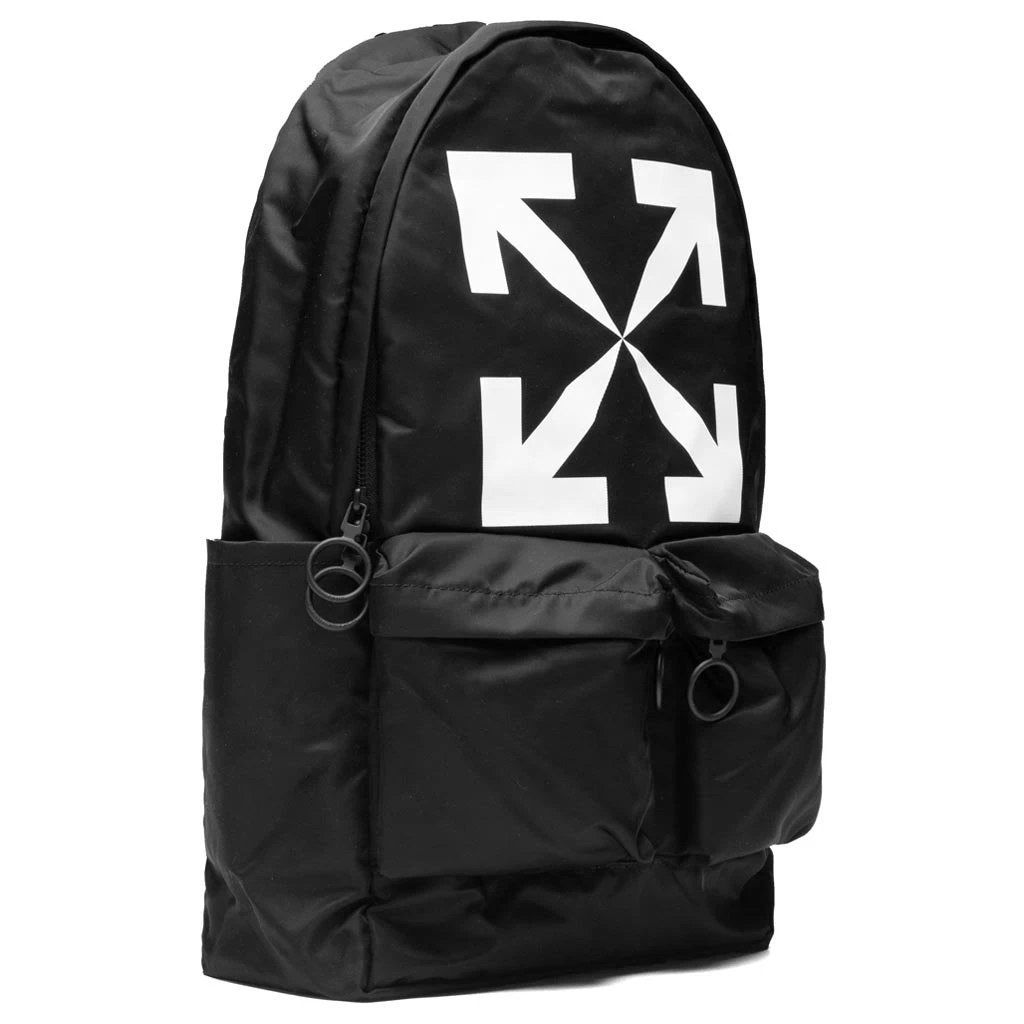 Arrow Backpack - Black/White 2 Arrow Backpack - Black/White - Image 2