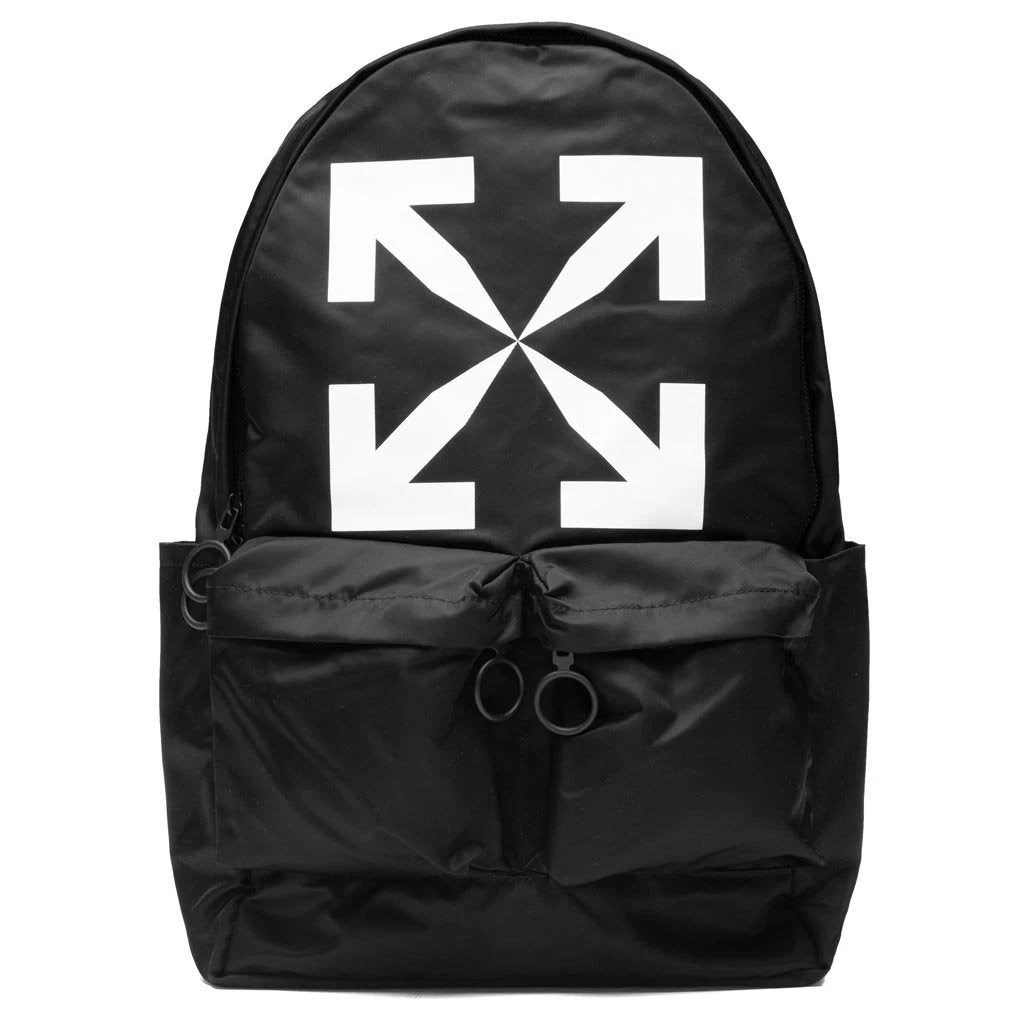 Arrow Backpack - Black/White 1 Arrow Backpack - Black/White