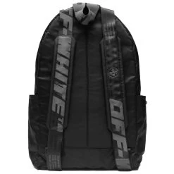 Off Wavy Logo Backpack - Black/White 7 Off Wavy Logo Backpack - Black/White -Fashion Clothing Store off white co virgil abloh off wavy logo backpack blackwhite omnb003r20e480041001 os 4