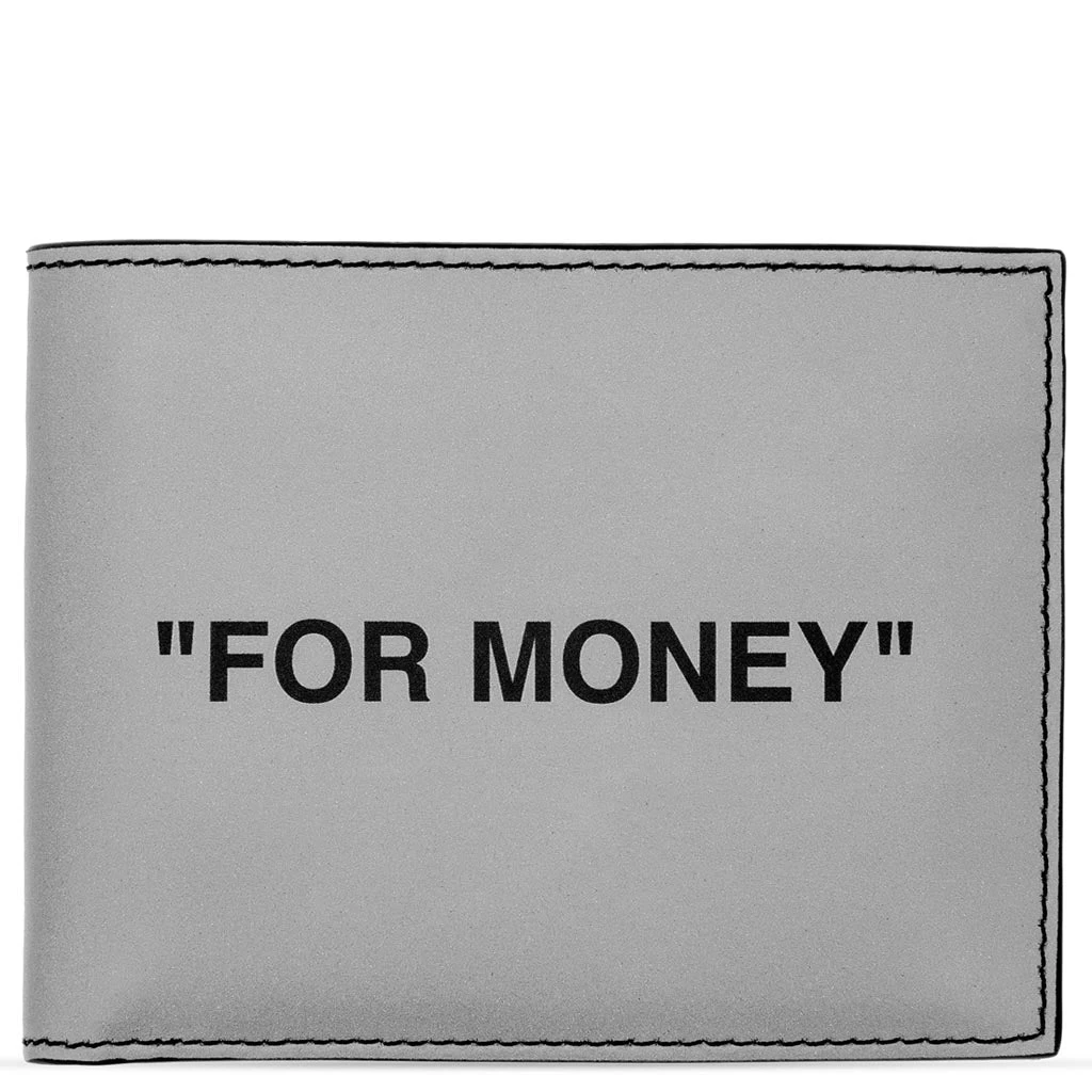 Quote Bifold Wallet - Silver/Black 1 Quote Bifold Wallet - Silver/Black