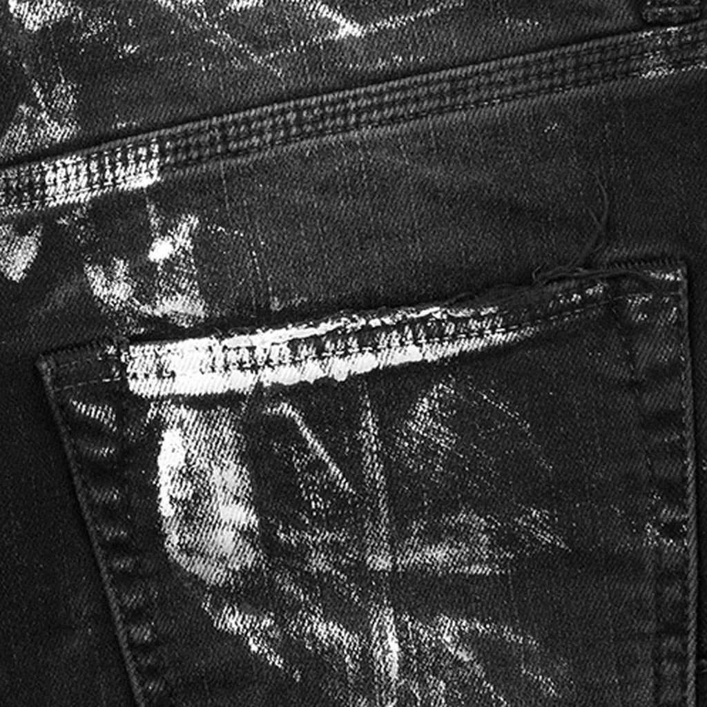 P001 - Black Wash Metallic Silver 5 P001 - Black Wash Metallic Silver - Image 5