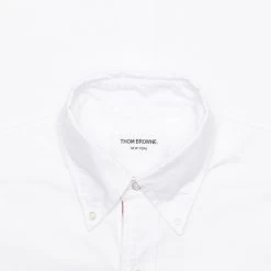 Classic L/S Shirt - White 8 Classic L/S Shirt - White -Fashion Clothing Store thom browne classic ls shirt white 3