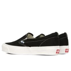 OG Classic Slip-LX - Black 6 OG Classic Slip-LX - Black -Fashion Clothing Store vans vault og classic slip on lx black 3