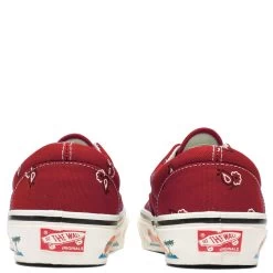 OG Era LX "Paisley" - Pompeian Red/White 7 OG Era LX "Paisley" - Pompeian Red/White -Fashion Clothing Store vans vault og era lx paisley pompeian redwhite 4