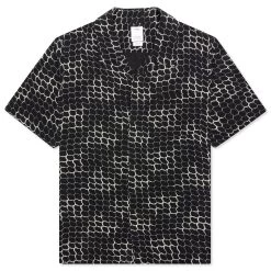 Free Edge Shirt S/S Lattice - Black