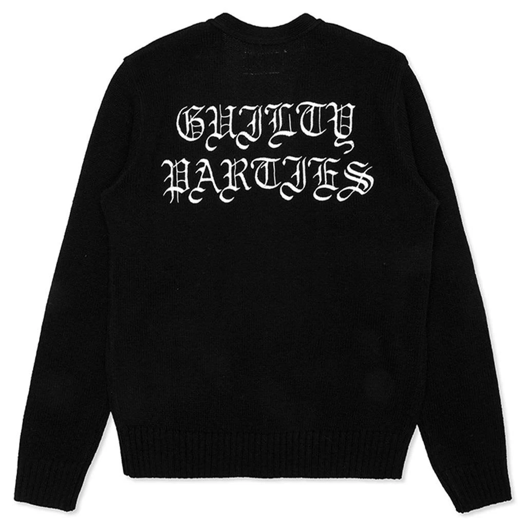 Classic Cardigan 'Type 2' - Black 2 Classic Cardigan 'Type 2' - Black - Image 2